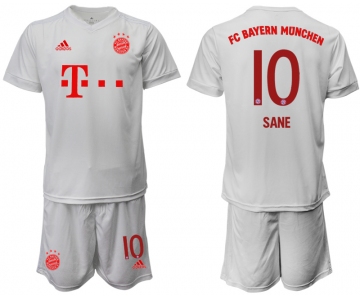 Men 2020-2021 club Bayern Munich away 10 white goalkeeper Soccer Jerseys