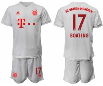 Men 2020-2021 club Bayern Munich away 17 white goalkeeper Soccer Jerseys