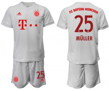Men 2020-2021 club Bayern Munich away 25 white goalkeeper Soccer Jerseys