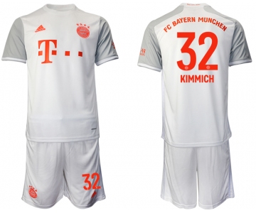 Men 2020-2021 club Bayern Munich away 32 white Soccer Jerseys