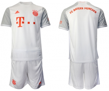 Men 2020-2021 club Bayern Munich away white Soccer Jerseys