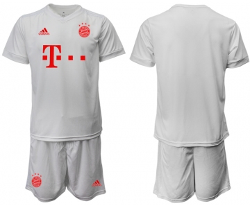 Men 2020-2021 club Bayern Munich away white goalkeeper Soccer Jerseys