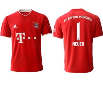 Men 2020-2021 club Bayern Munich home aaa version 1 red Soccer Jerseys