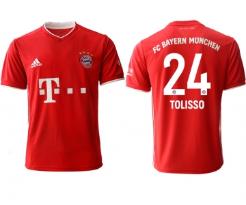 Men 2020-2021 club Bayern Munich home aaa version 24 red Soccer Jerseys