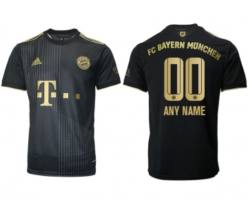 Men 2021-2022 Club Bayern Munich away aaa version black customized Adidas Soccer Jersey