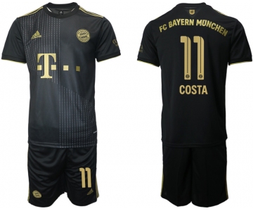 Men 2021-2022 Club Bayern Munich away black 11 Adidas Soccer Jersey