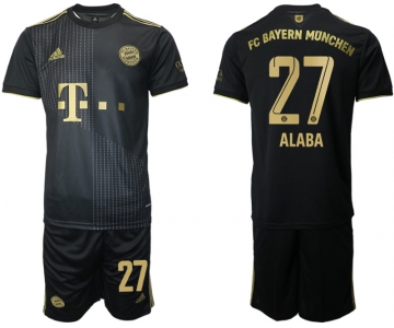 Men 2021-2022 Club Bayern Munich away black 27 Adidas Soccer Jersey