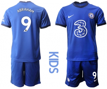 Youth 2020-2021 club Chelsea home 9 blue Soccer Jerseys