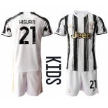 Youth 2020-2021 club Juventus home 21 white Soccer Jerseys