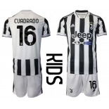 Youth 2021-2022 Club Juventus home white 16 Adidas Soccer Jersey