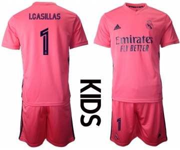 Youth 2020-2021 club Real Madrid away 1 pink Soccer Jerseys