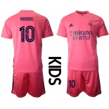 Youth 2020-2021 club Real Madrid away 10 pink Soccer Jerseys