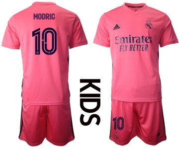 Youth 2020-2021 club Real Madrid away 10 pink Soccer Jerseys