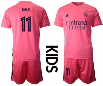 Youth 2020-2021 club Real Madrid away 11 pink Soccer Jerseys