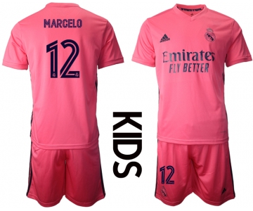 Youth 2020-2021 club Real Madrid away 12 pink Soccer Jerseys