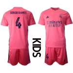 Youth 2020-2021 club Real Madrid away 4 pink Soccer Jerseys