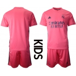 Youth 2020-2021 club Real Madrid away blank pink Soccer Jerseys