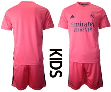 Youth 2020-2021 club Real Madrid away blank pink Soccer Jerseys