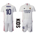 Youth 2020-2021 club Real Madrid home 10 white Soccer Jerseys