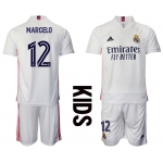 Youth 2020-2021 club Real Madrid home 12 white Soccer Jerseys