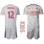 Youth 2021-2022 Club Real Madrid home white 12 Adidas Soccer Jersey