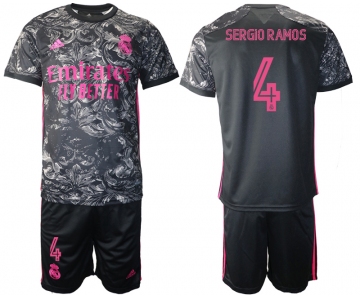 2021 Men Real Madrid away 4 soccer jerseys