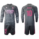 2021 Men Real Madrid away long sleeve 10 soccer jerseys