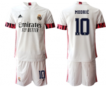 Men 2020-2021 club Real Madrid home 10 white Soccer Jerseys1