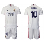 Men 2020-2021 club Real Madrid home 10 white Soccer Jerseys