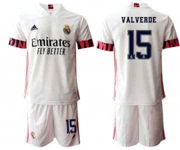 Men 2020-2021 club Real Madrid home 15 white Soccer Jerseys1