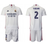 Men 2020-2021 club Real Madrid home 2 white Soccer Jerseys