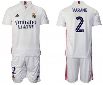 Men 2020-2021 club Real Madrid home 2 white Soccer Jerseys