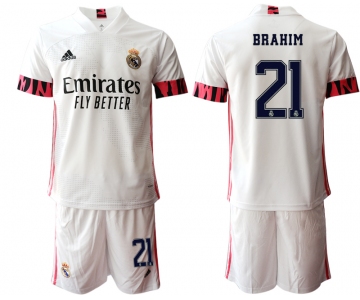 Men 2020-2021 club Real Madrid home 21 white Soccer Jerseys1