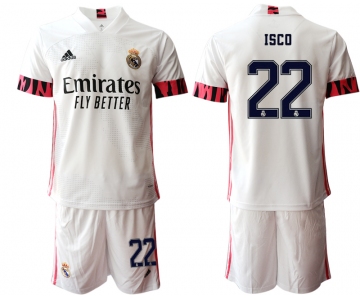 Men 2020-2021 club Real Madrid home 22 white Soccer Jerseys1
