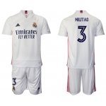 Men 2020-2021 club Real Madrid home 3 white Soccer Jerseys