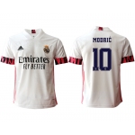 Men 2020-2021 club Real Madrid home aaa version 10 white Soccer Jerseys