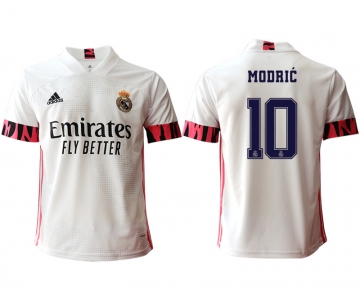 Men 2020-2021 club Real Madrid home aaa version 10 white Soccer Jerseys