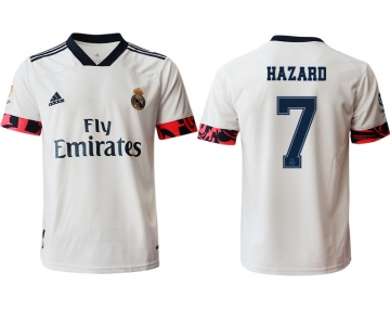 Men 2020-2021 club Real Madrid home aaa version 7 white Soccer Jerseys2