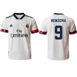 Men 2020-2021 club Real Madrid home aaa version 9 white Soccer Jerseys2