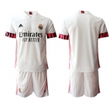 Men 2020-2021 club Real Madrid home blank white Soccer Jerseys1