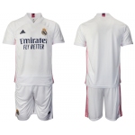 Men 2020-2021 club Real Madrid home blank white Soccer Jerseys