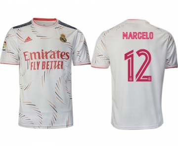 Men 2021-2022 Club Real Madrid home aaa version white 12 Adidas Soccer Jersey