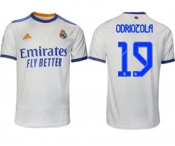 Men 2021-2022 Club Real Madrid home aaa version white 19 Soccer Jerseys