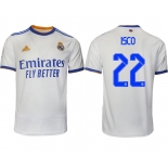 Men 2021-2022 Club Real Madrid home aaa version white 22 Soccer Jerseys