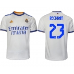 Men 2021-2022 Club Real Madrid home aaa version white 23 Soccer Jerseys