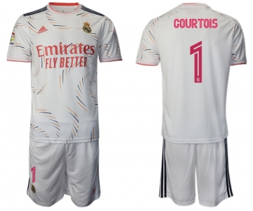 Men 2021-2022 Club Real Madrid home white 1 Adidas Soccer Jerseys