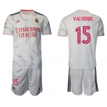 Men 2021-2022 Club Real Madrid home white 15 Adidas Soccer Jersey