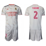 Men 2021-2022 Club Real Madrid home white 2 Adidas Soccer Jersey