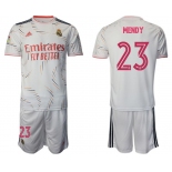 Men 2021-2022 Club Real Madrid home white 23 Adidas Soccer Jersey