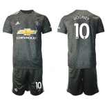 Men 2020-2021 club Manchester United away 10 black Soccer Jerseys
